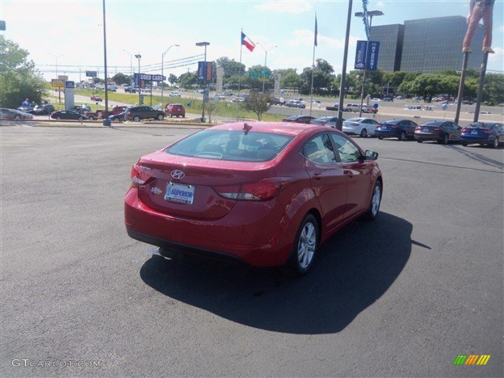 2016 Elantra Value Edition - Red / Black photo #8