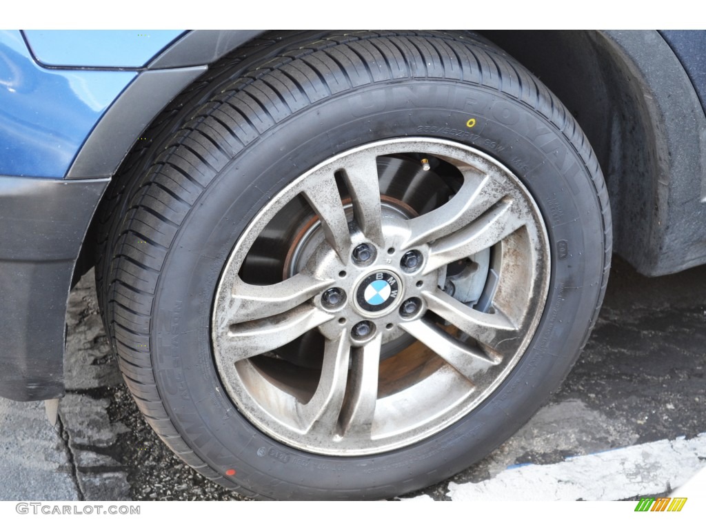 2005 X3 3.0i - Mystic Blue Metallic / Sand Beige photo #3