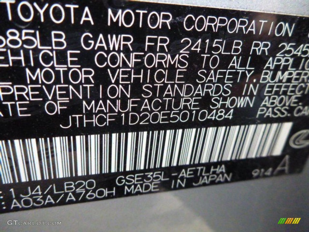 2014 IS 250 AWD - Silver Lining Metallic / Black photo #2