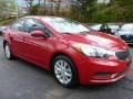 2014 Crimson Red Kia Forte LX  photo #3