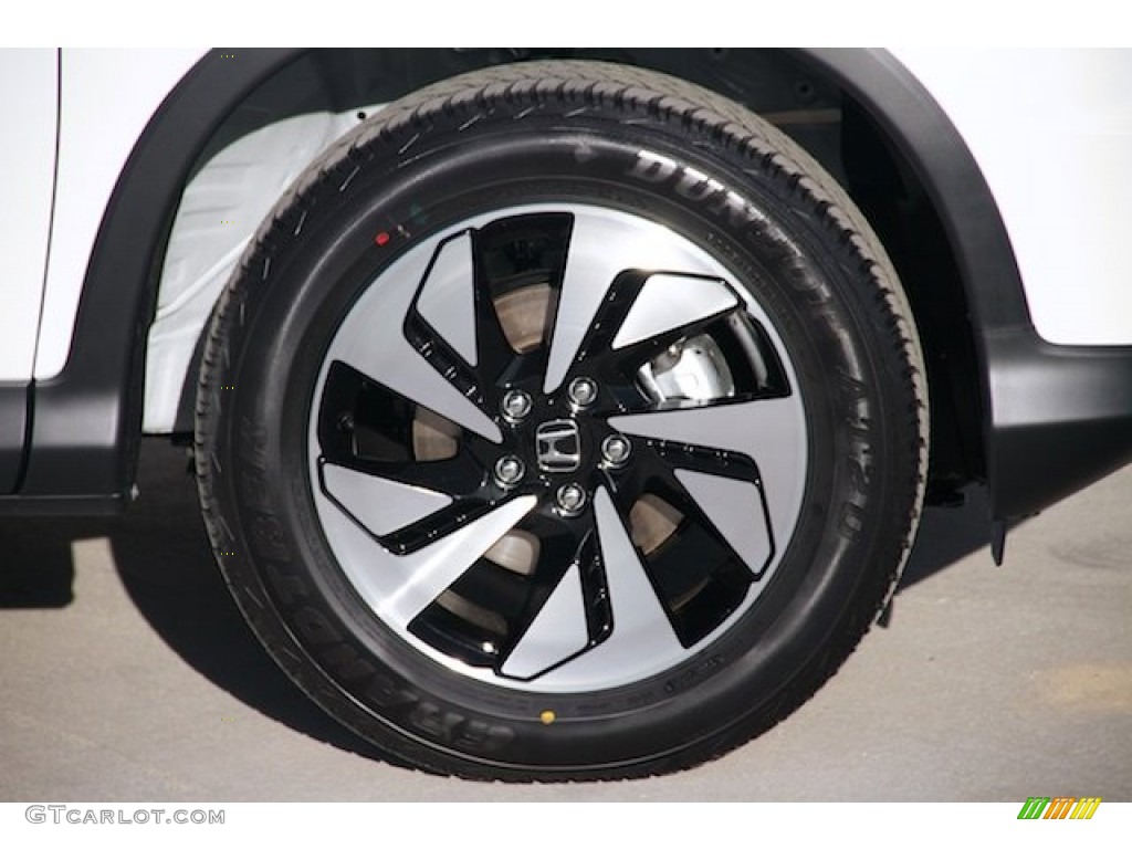 2015 CR-V Touring - White Diamond Pearl / Black photo #5