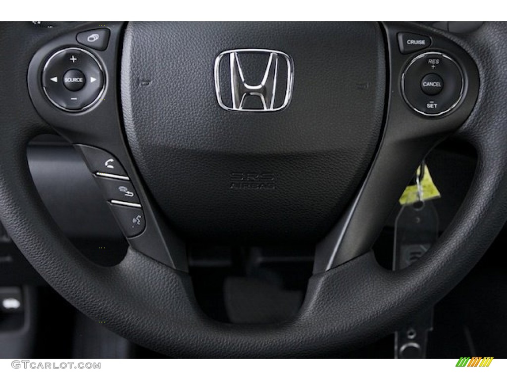 2015 Accord LX Sedan - Modern Steel Metallic / Black photo #10
