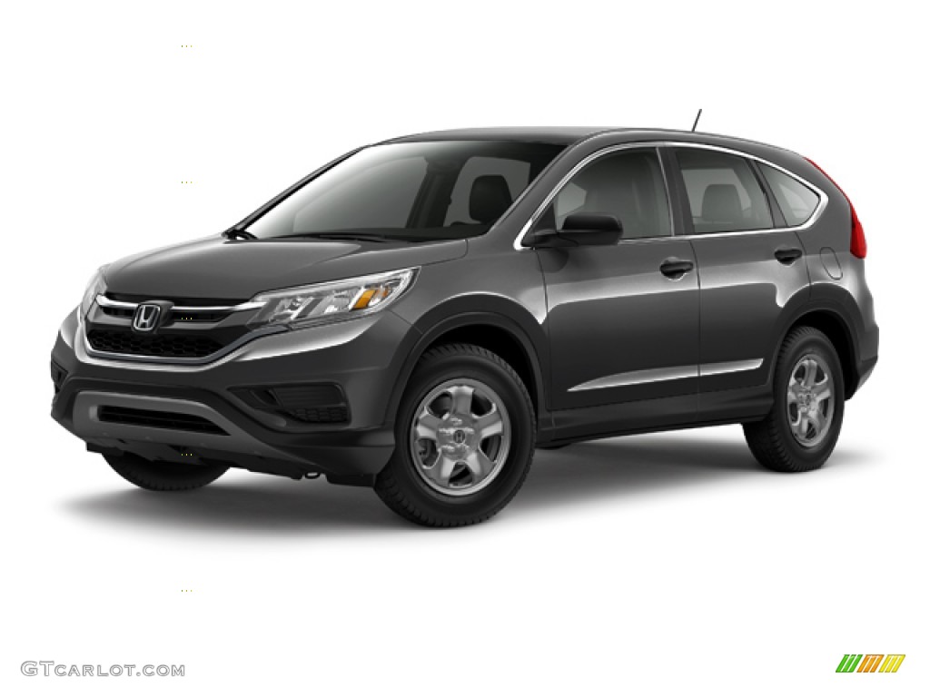 2015 CR-V LX - Modern Steel Metallic / Gray photo #19