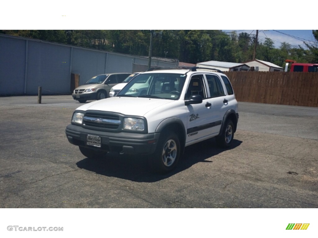 2002 Tracker ZR2 4WD Hard Top - White / Medium Gray photo #1