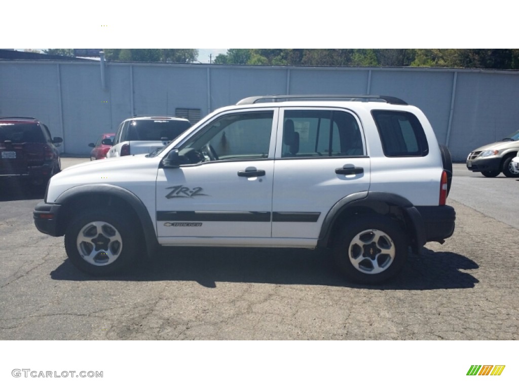 2002 Tracker ZR2 4WD Hard Top - White / Medium Gray photo #2
