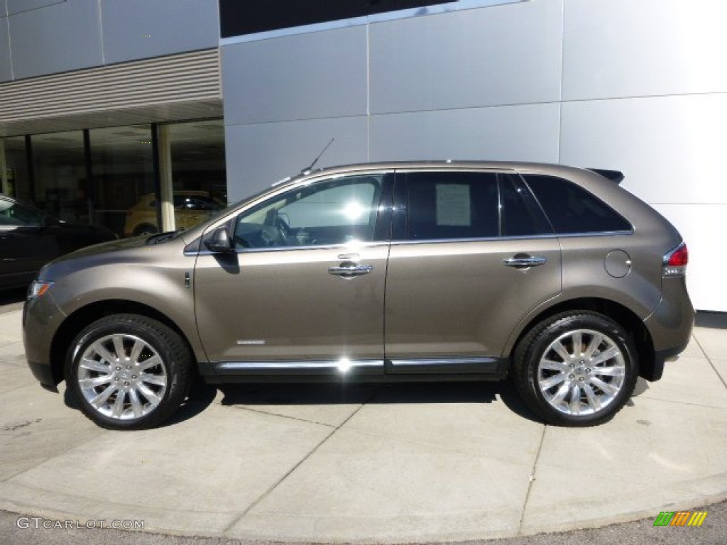 2012 MKX AWD Limited Edition - Mineral Gray Metallic / Bronze Metallic/Charcoal Black photo #2