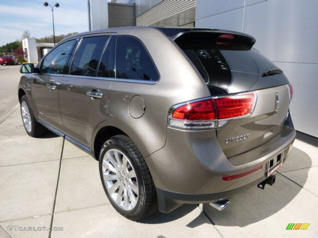 2012 MKX AWD Limited Edition - Mineral Gray Metallic / Bronze Metallic/Charcoal Black photo #3