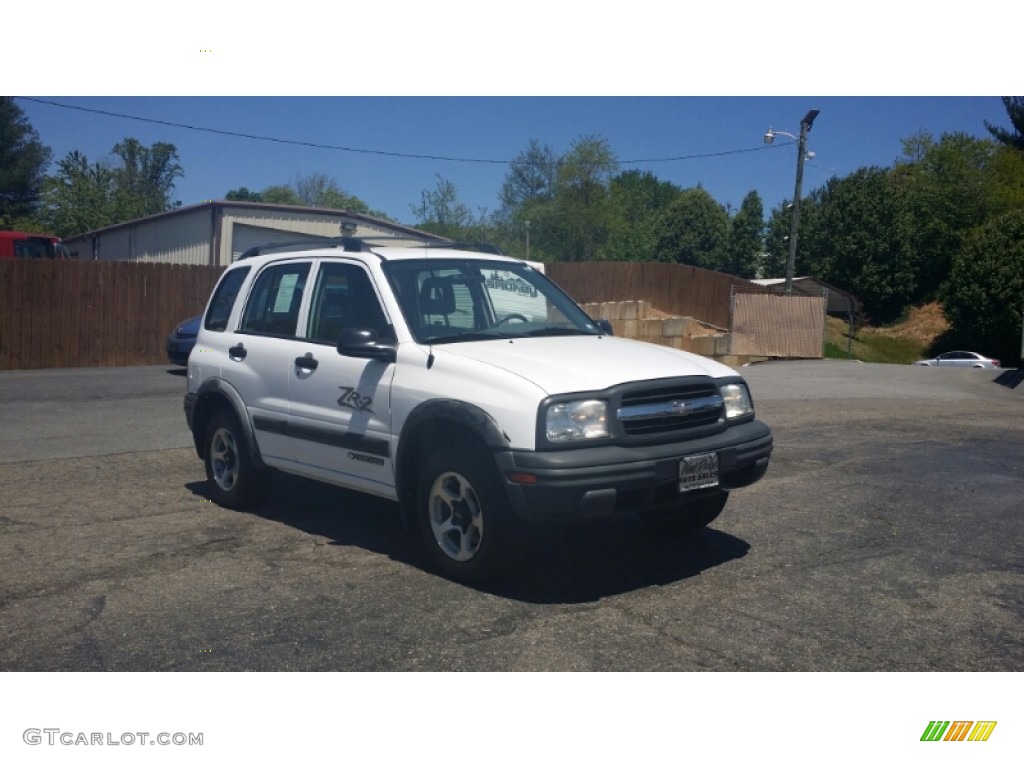 2002 Tracker ZR2 4WD Hard Top - White / Medium Gray photo #7