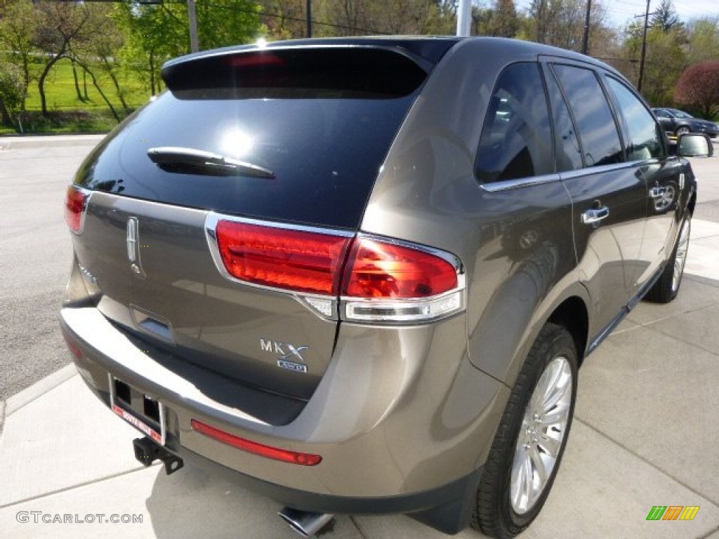 2012 MKX AWD Limited Edition - Mineral Gray Metallic / Bronze Metallic/Charcoal Black photo #6