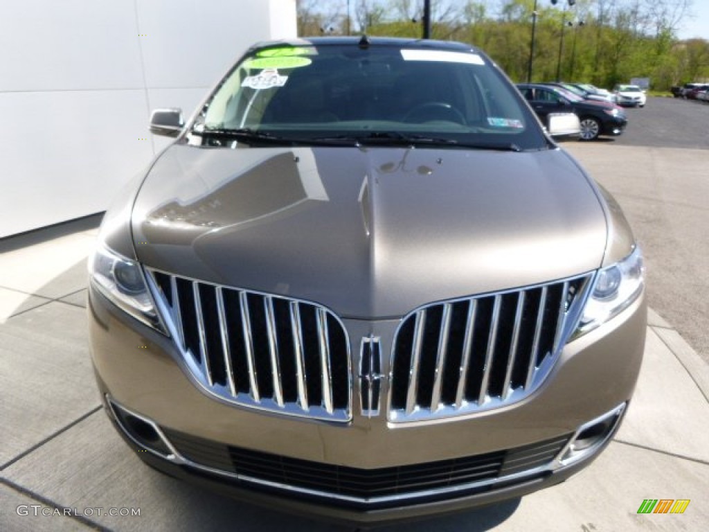 2012 MKX AWD Limited Edition - Mineral Gray Metallic / Bronze Metallic/Charcoal Black photo #9