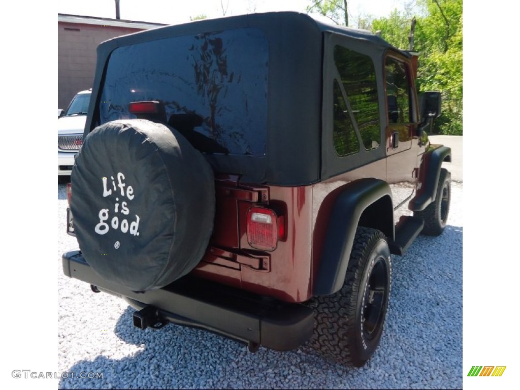 2001 Wrangler Sport 4x4 - Sienna Pearl / Agate Black photo #6