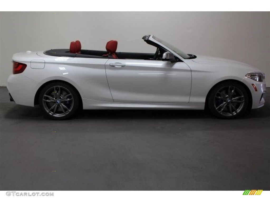 Alpine White 2015 BMW 2 Series M235i Convertible Exterior Photo #103636673