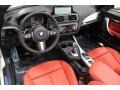 2015 BMW 2 Series Coral Red/Black Interior Prime Interior Photo