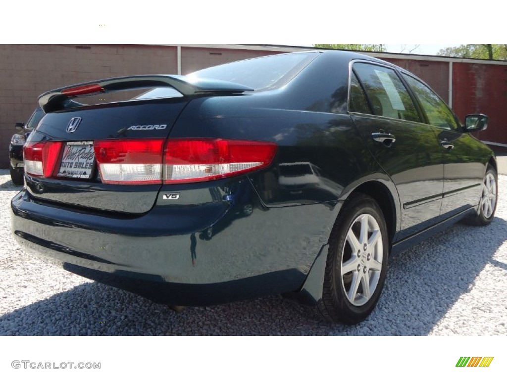 2003 Accord EX V6 Sedan - Noble Green Pearl / Ivory photo #5