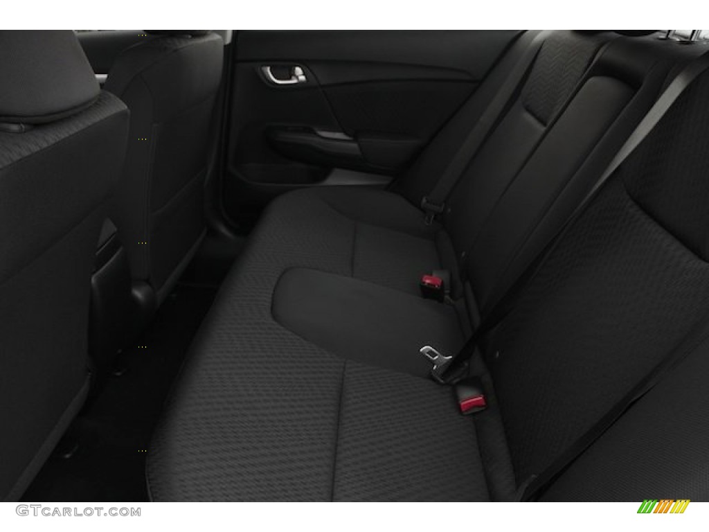 2015 Civic EX Sedan - Crystal Black Pearl / Black photo #13