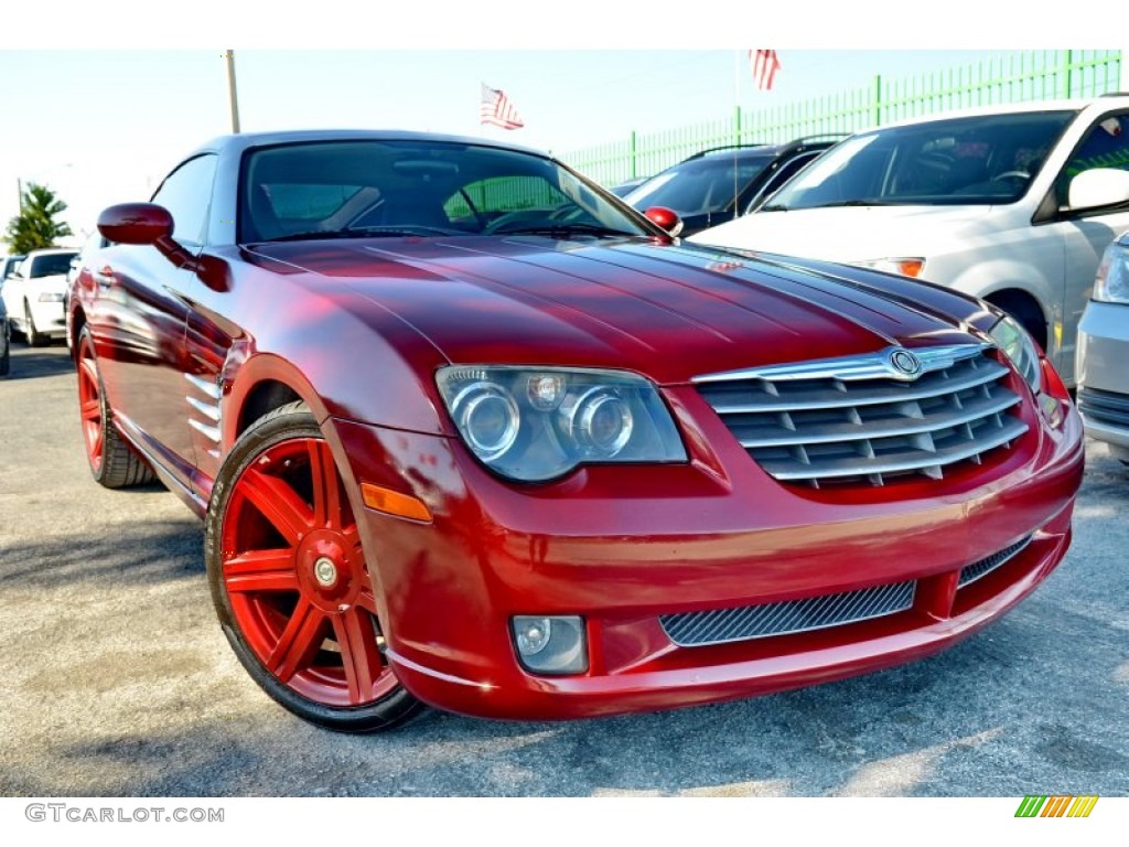 2005 Crossfire Limited Coupe - Blaze Red Crystal Pearlcoat / Dark Slate Grey/Medium Slate Grey photo #1