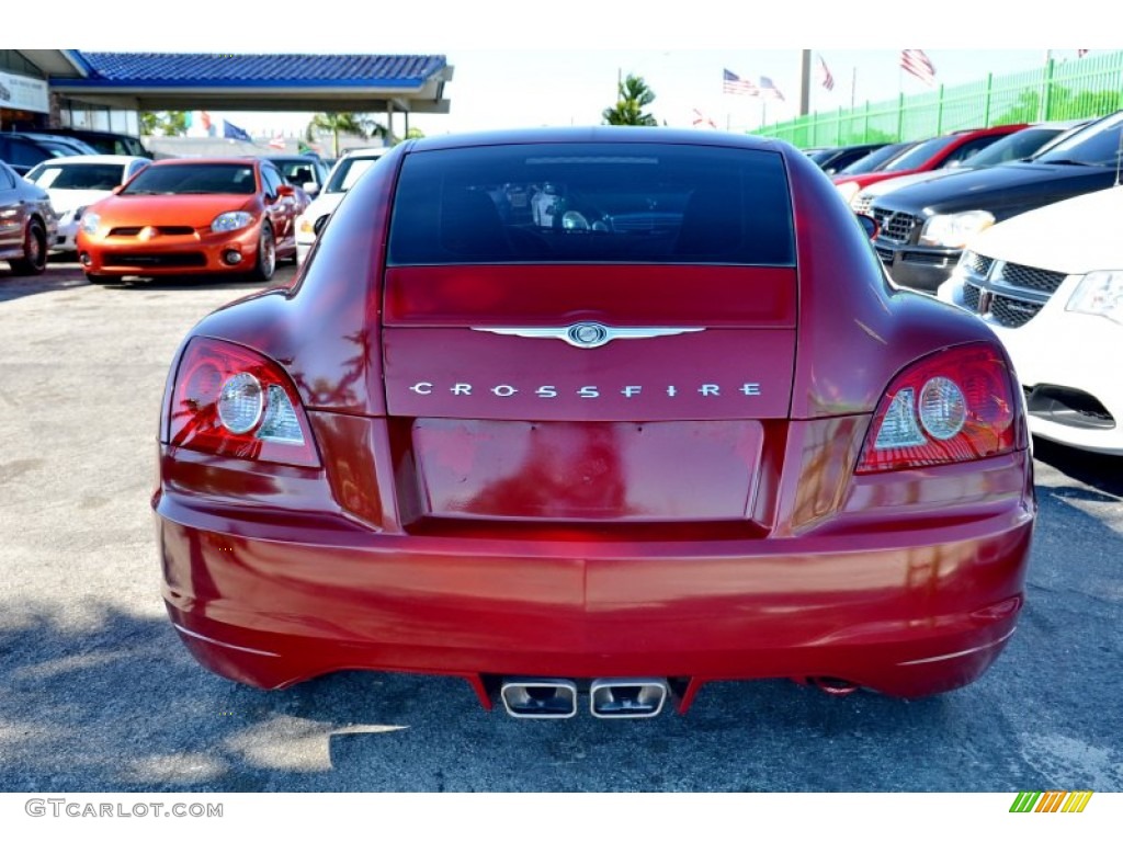 2005 Crossfire Limited Coupe - Blaze Red Crystal Pearlcoat / Dark Slate Grey/Medium Slate Grey photo #8