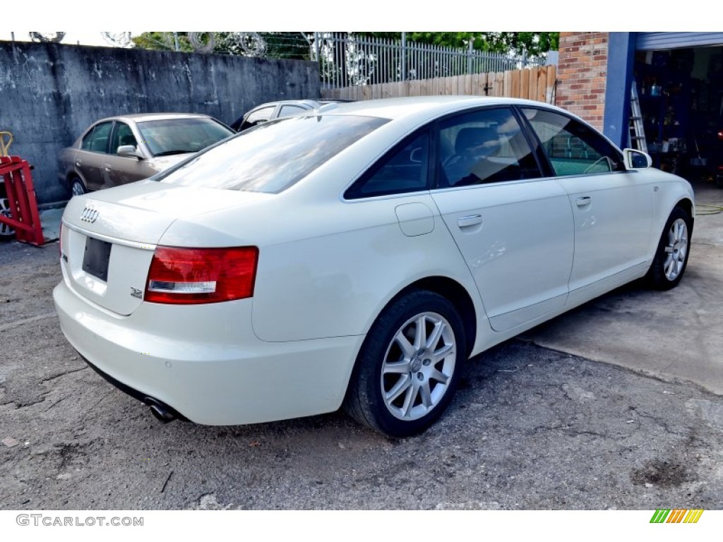 2005 A6 3.2 quattro Sedan - Arctic White / Beige photo #2