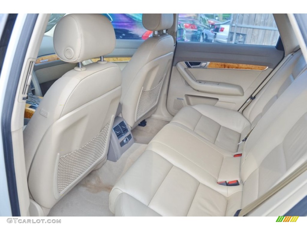 2005 A6 3.2 quattro Sedan - Arctic White / Beige photo #4