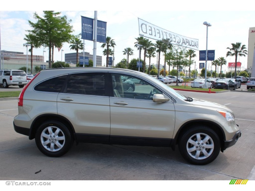 2008 CR-V EX-L - Borrego Beige Metallic / Ivory photo #8