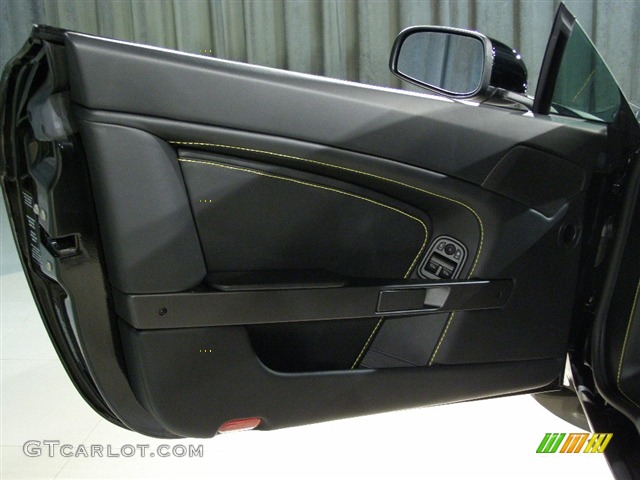 2007 V8 Vantage Coupe - Black / Obsidian Black photo #11