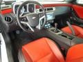 Inferno Orange Prime Interior Photo for 2014 Chevrolet Camaro #103641941