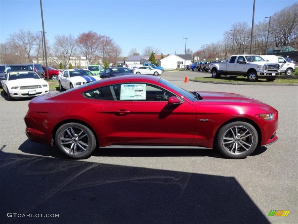2015 Mustang GT Coupe - Ruby Red Metallic / Ceramic photo #8