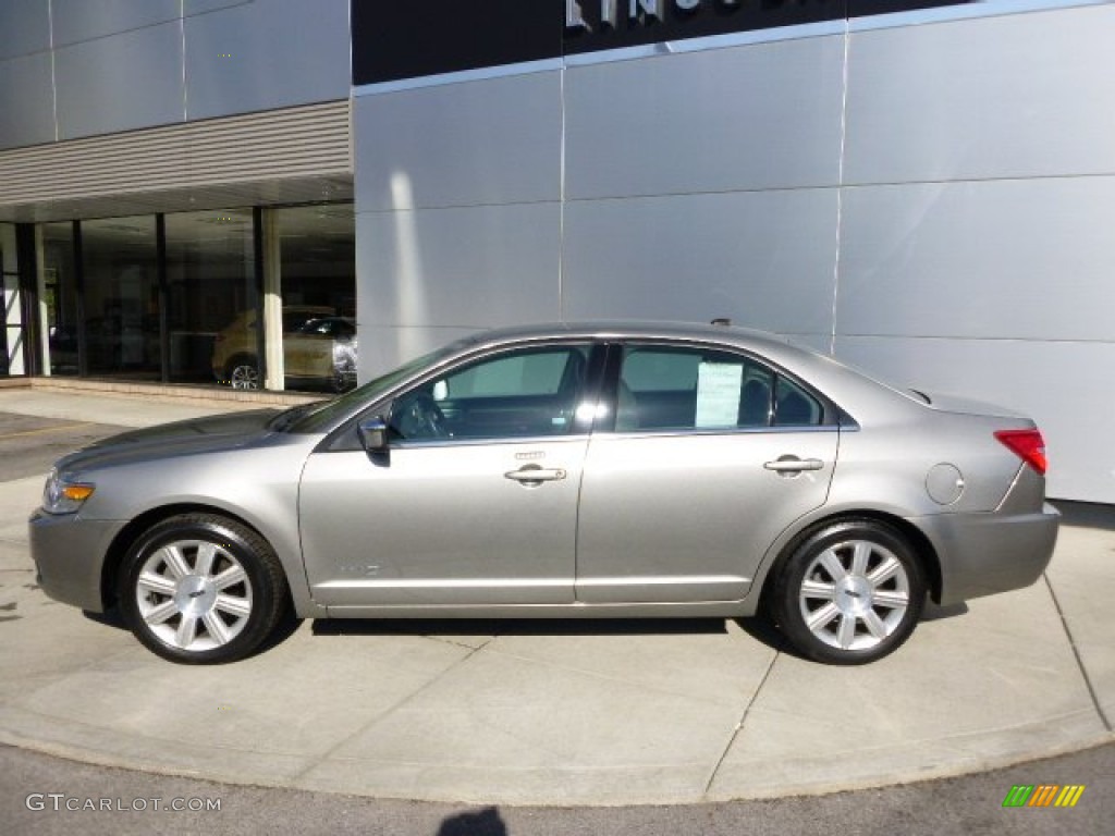 2009 MKZ Sedan - Vapor Silver Metallic / Dark Charcoal photo #2