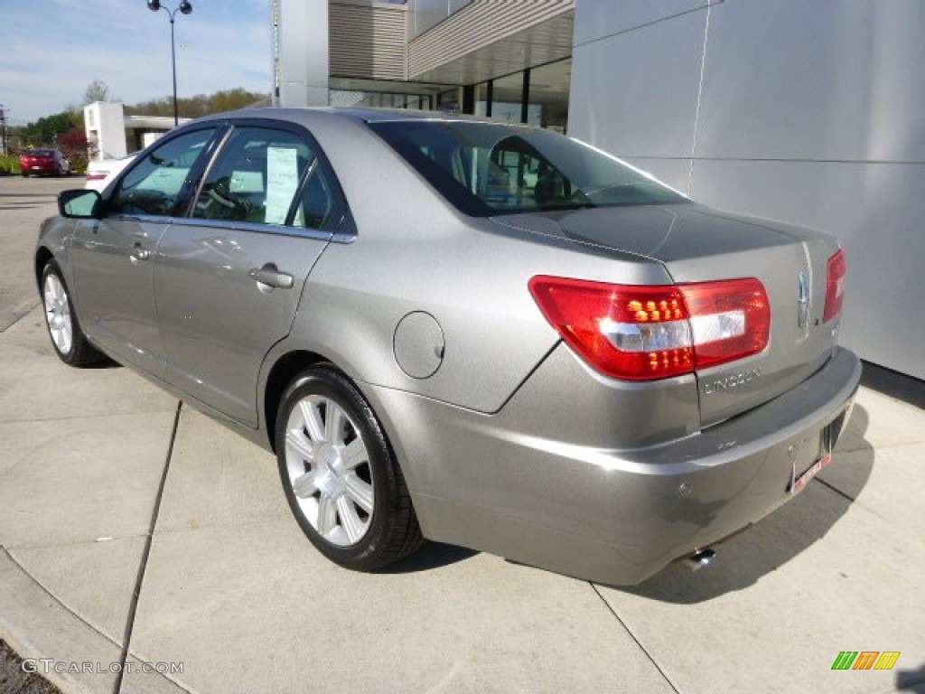 2009 MKZ Sedan - Vapor Silver Metallic / Dark Charcoal photo #3