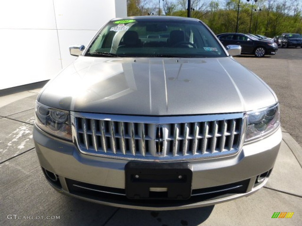 2009 MKZ Sedan - Vapor Silver Metallic / Dark Charcoal photo #8