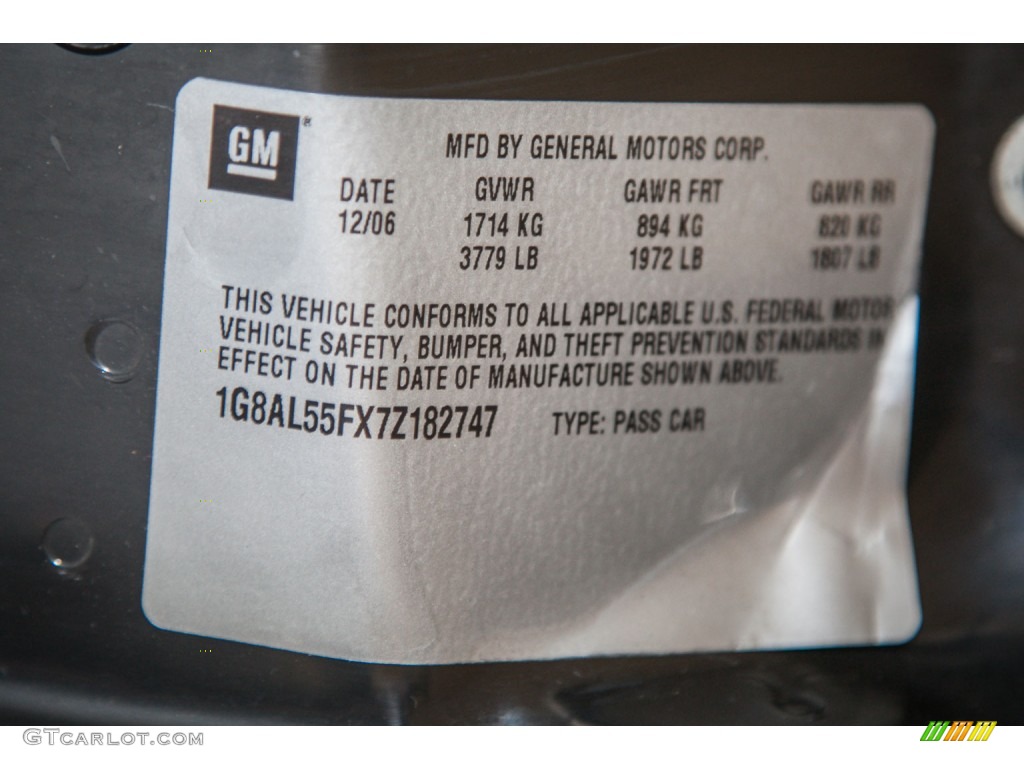 2007 ION 3 Sedan - Cypress Green / Gray photo #20