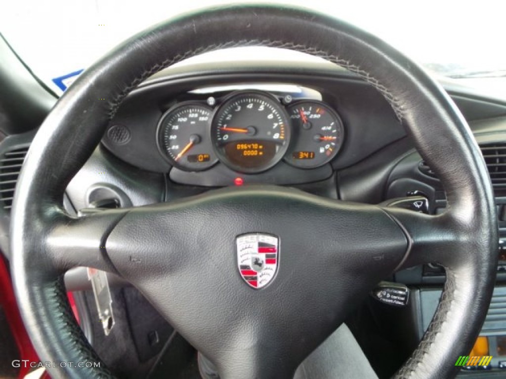 2001 Boxster  - Orient Red Metallic / Black photo #23