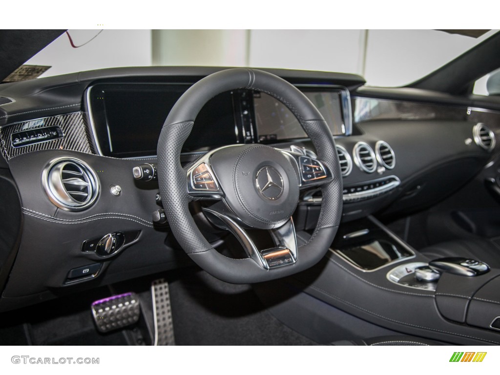 2015 Mercedes-Benz S 63 AMG 4Matic Coupe Black Dashboard Photo #103645796
