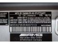 775: Iridium Silver Metallic 2015 Mercedes-Benz S 63 AMG 4Matic Coupe Color Code