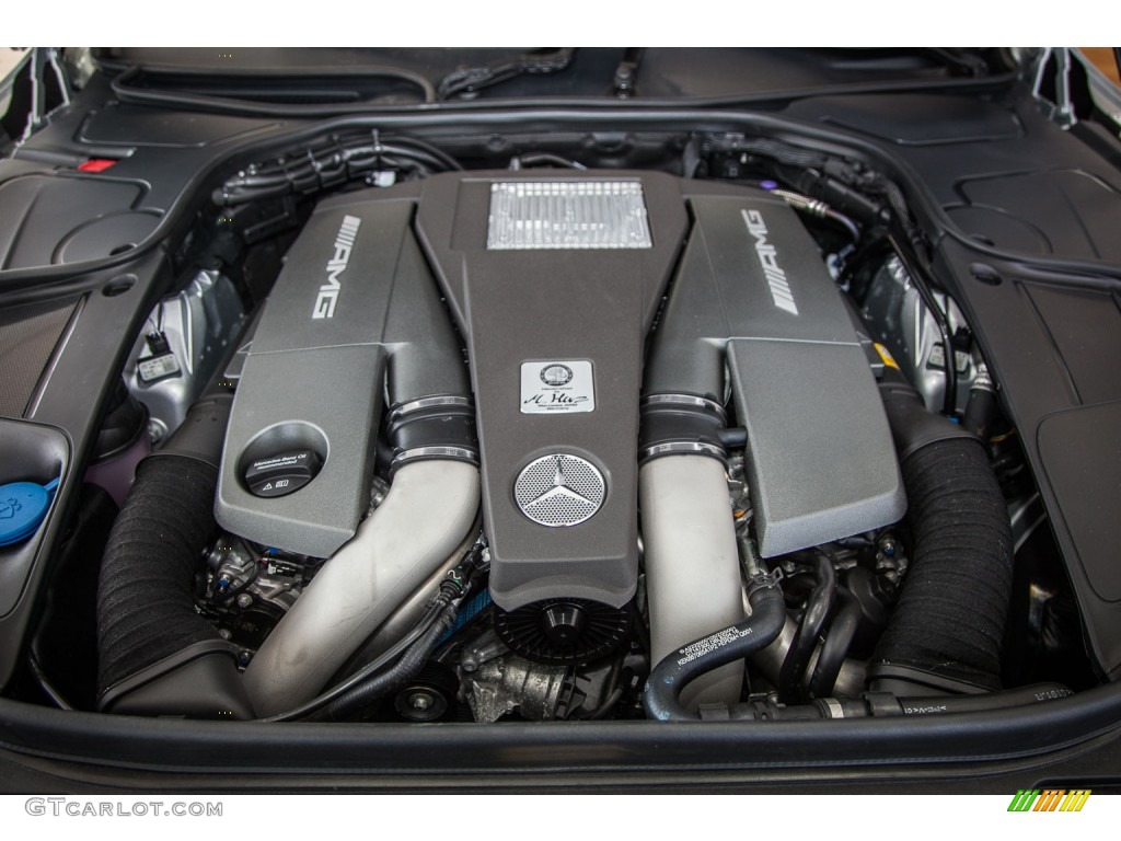 2015 Mercedes-Benz S 63 AMG 4Matic Coupe 5.5 Liter AMG biturbo DOHC 32-Valve VVT V8 Engine Photo #103645850