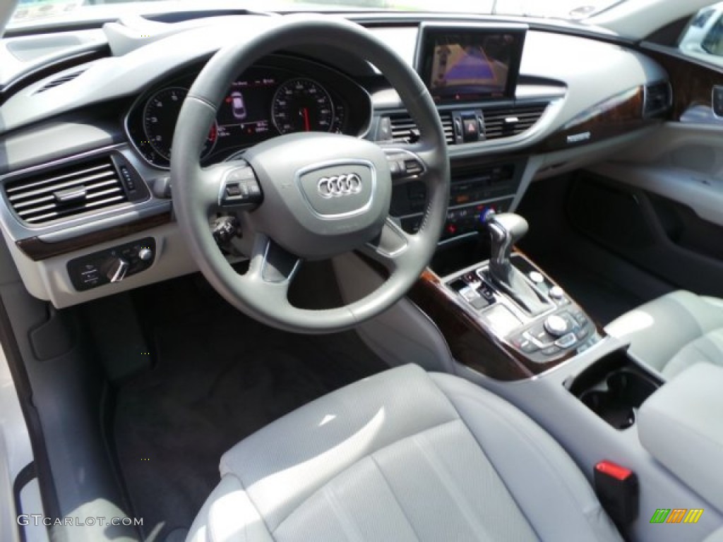 Titanium Grey Interior 2012 Audi A7 3.0T quattro Prestige Photo #103645883
