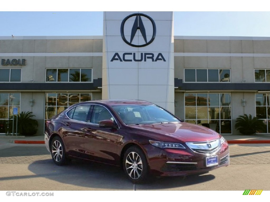 2015 TLX 2.4 - Basque Red Pearl II / Parchment photo #1