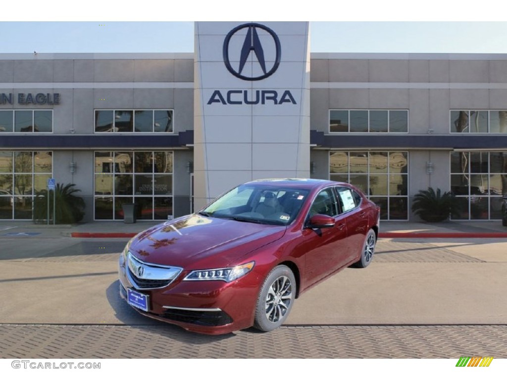 2015 TLX 2.4 - Basque Red Pearl II / Parchment photo #3