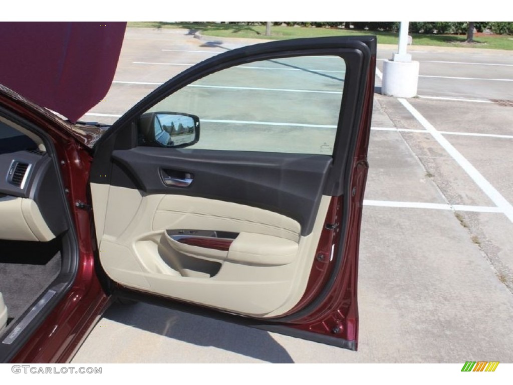 2015 TLX 2.4 - Basque Red Pearl II / Parchment photo #19