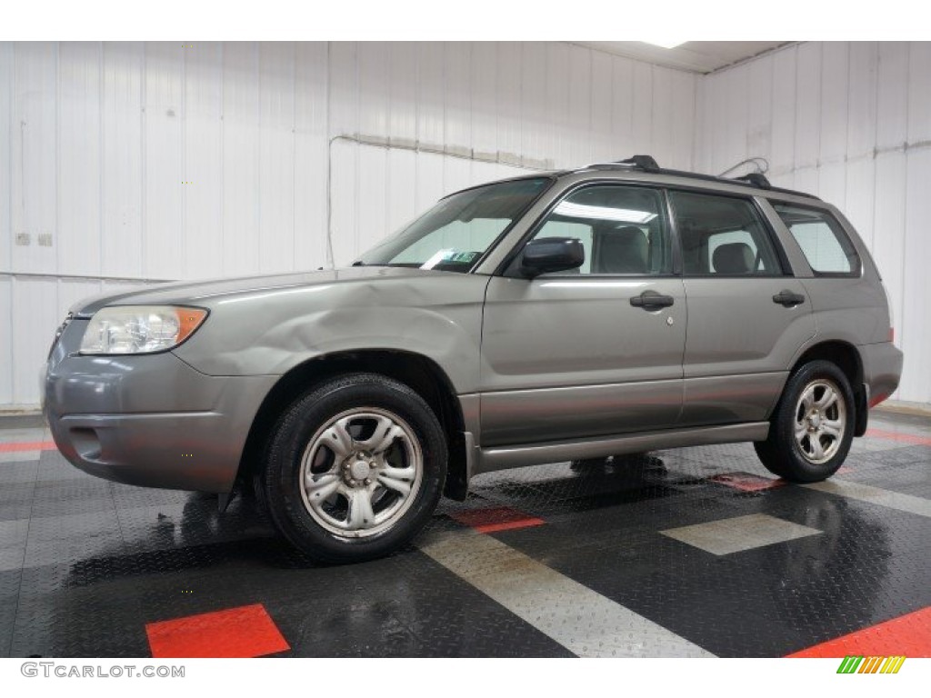 2006 Forester 2.5 X - Steel Gray Metallic / Graphite Gray photo #2