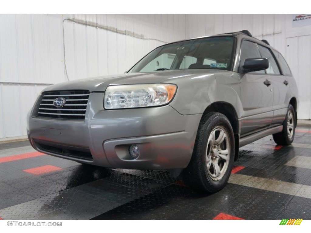2006 Forester 2.5 X - Steel Gray Metallic / Graphite Gray photo #3