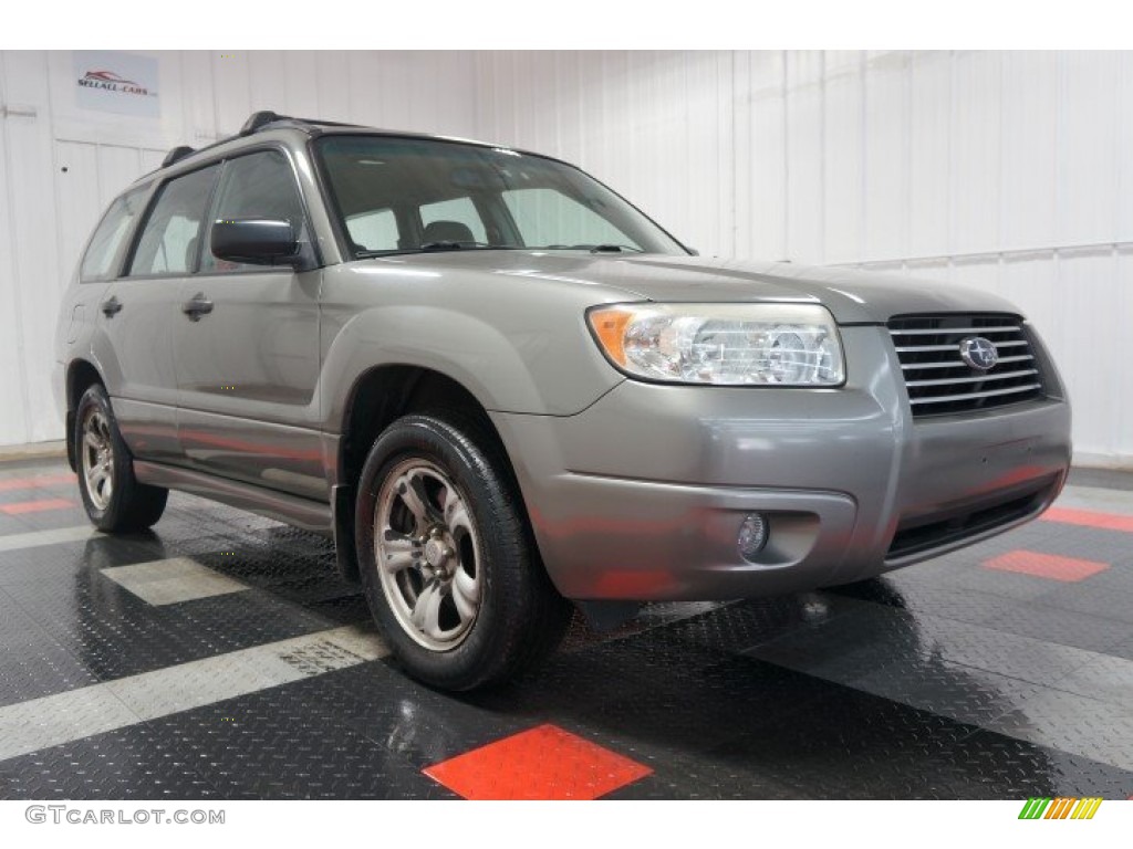 2006 Forester 2.5 X - Steel Gray Metallic / Graphite Gray photo #5