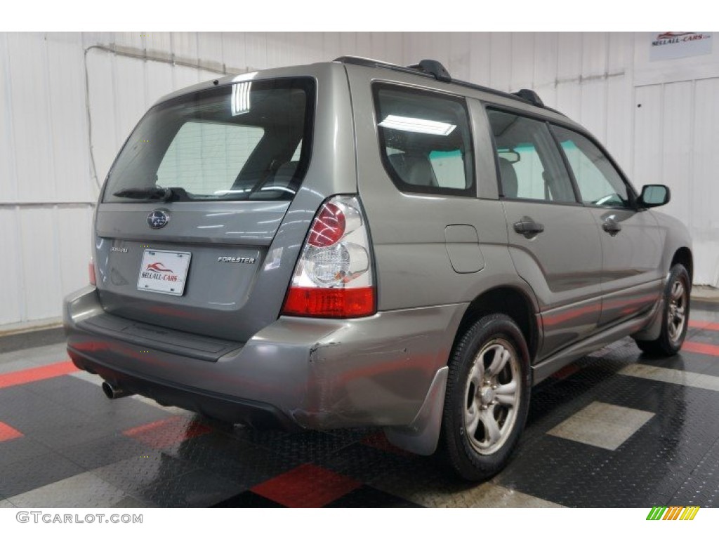 2006 Forester 2.5 X - Steel Gray Metallic / Graphite Gray photo #8