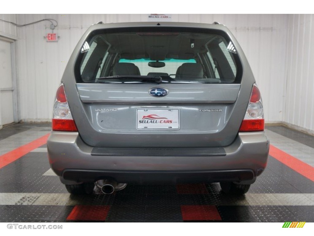 2006 Forester 2.5 X - Steel Gray Metallic / Graphite Gray photo #9