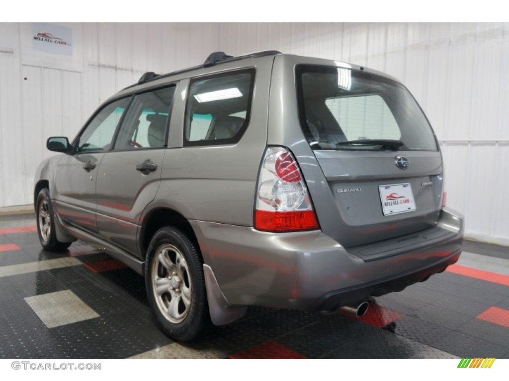 2006 Forester 2.5 X - Steel Gray Metallic / Graphite Gray photo #10