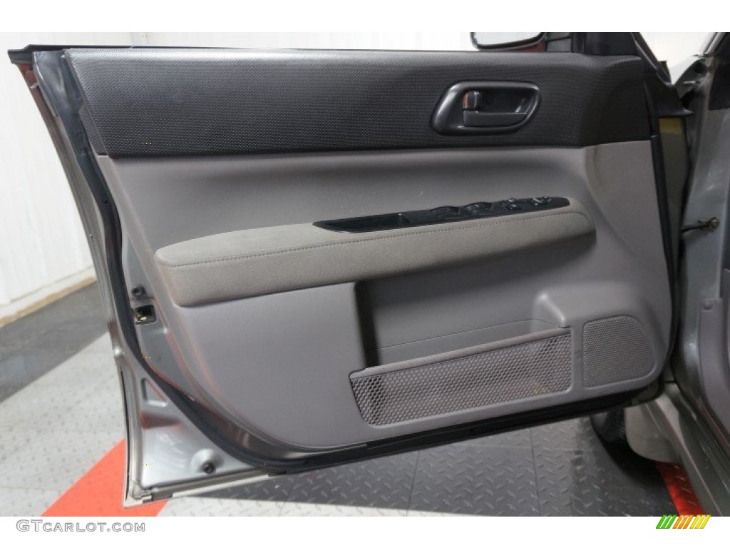 2006 Forester 2.5 X - Steel Gray Metallic / Graphite Gray photo #12