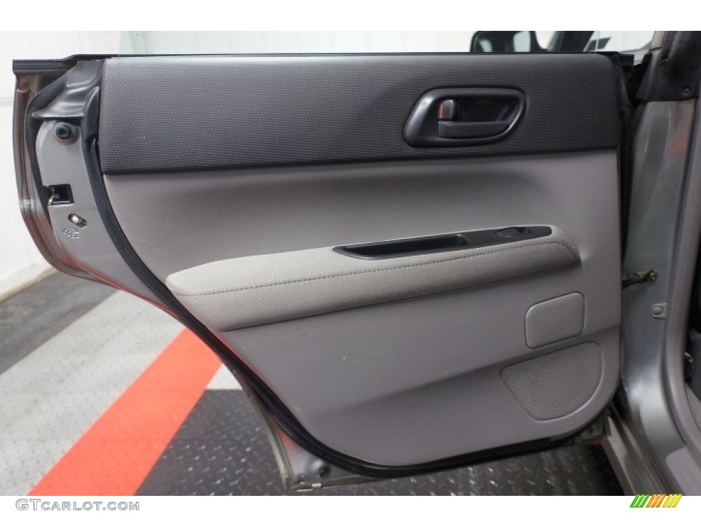 2006 Forester 2.5 X - Steel Gray Metallic / Graphite Gray photo #15