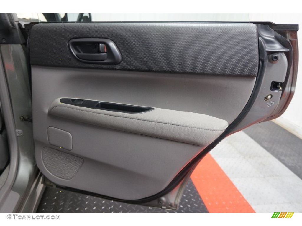 2006 Forester 2.5 X - Steel Gray Metallic / Graphite Gray photo #16