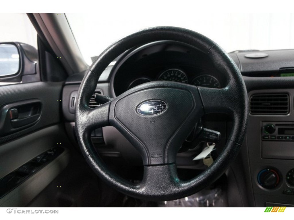 2006 Forester 2.5 X - Steel Gray Metallic / Graphite Gray photo #23