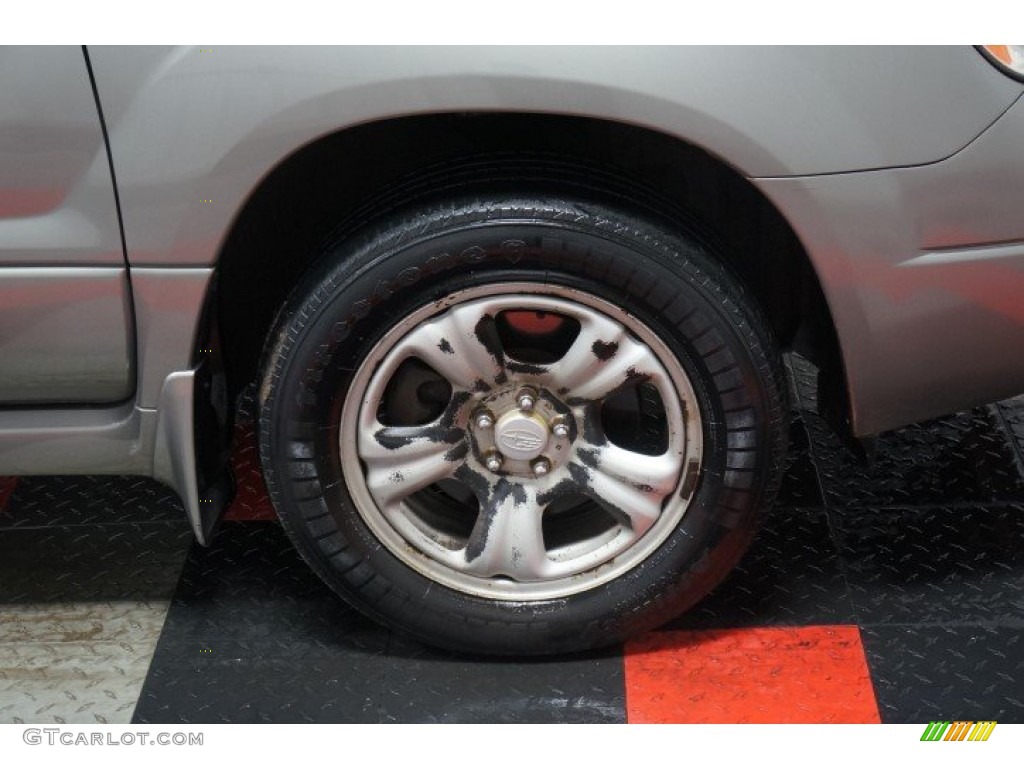 2006 Forester 2.5 X - Steel Gray Metallic / Graphite Gray photo #40